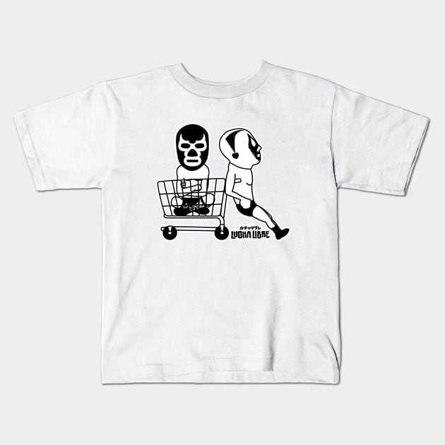 LUCHA LIBRE#76 Kids T-Shirt by RK58